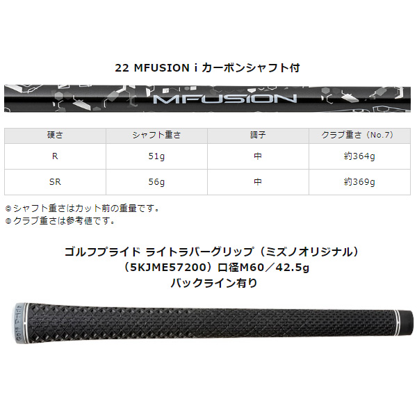 ミズノ JPX 925 HOT METAL アイアン 5本組(No.6〜9、PW) MFUSION I カーボンシャフト 2024年モデル[mizuno golf ジェイピーエックス ホットメタル][日本仕様 日本正規品]_3