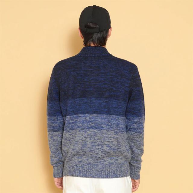 キャロウェイ ゴルフ メランジグラデーション フルジップ ニット C24218106 ゴルフウェア トップス 2024年秋冬モデル Callaway GOLFの通販は