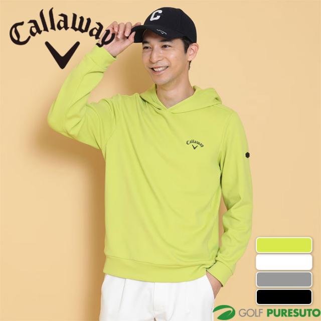 キャロウェイ ゴルフ 裏起毛 ダブルニット フーディーシャツ C24233111 ゴルフウェア トップス 2024年秋冬モデル Callaway GOLF
