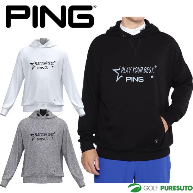 ピン ゴルフ ジャガードダンボールニットスウェットフーディ 621-4262801 ゴルフウェア トップス 2024年秋冬モデル PING GOLFの通販は 6,029円