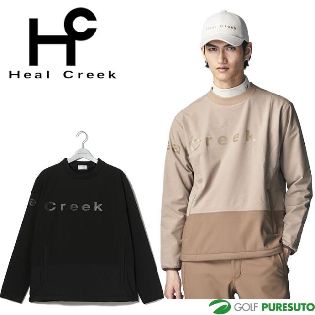 ヒールクリーク ストレッチ×Back フリース プルオーバー 001-32110  ゴルフウェア トップス 2024年秋冬モデル Heal Creek GOLF