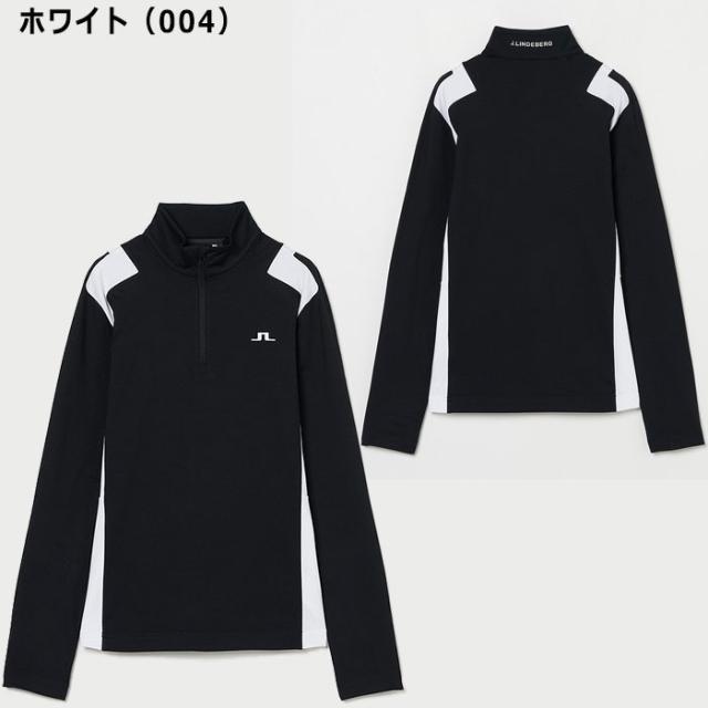 J.リンドバーグ ゴルフ ショルダーブリッジ ハーフジップ ミッドレイヤー 071-32919 ゴルフウェア トップス 2024年秋冬モデル J.LINDEBERG GOLF_1