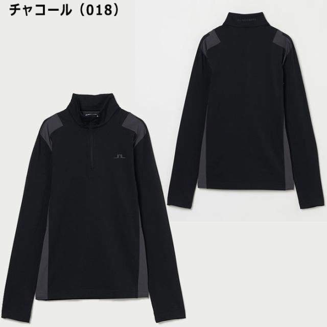 J.リンドバーグ ゴルフ ショルダーブリッジ ハーフジップ ミッドレイヤー 071-32919 ゴルフウェア トップス 2024年秋冬モデル J.LINDEBERG GOLF_2