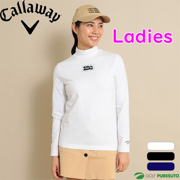 【レディース】キャロウェイ 長袖 モックネックシャツ ストレッチ天竺 メンズ C24133200 トップス ゴルフウェア Callaway 女性用 春夏モデル 春夏ウェア 24SSの通販は 5,524円