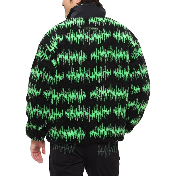 ジャックバニー 長袖 ハーフジップアッププルオーバー 先染めボア サイズ5（L） ジャックバニー 長袖 ハーフジップアッププルオーバー 先染めボア