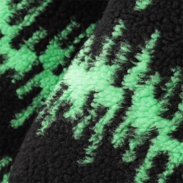 ジャックバニー 長袖 ハーフジップアッププルオーバー 先染めボア