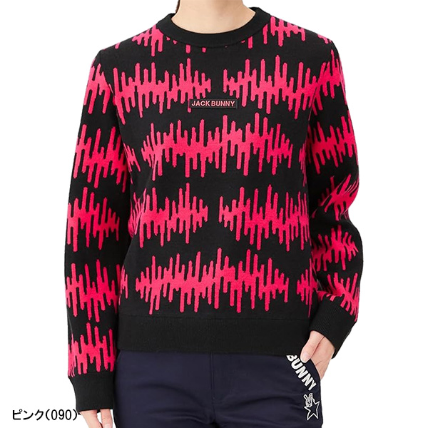 レディース】ジャックバニー 長袖 クルーネック ニット セーター 263