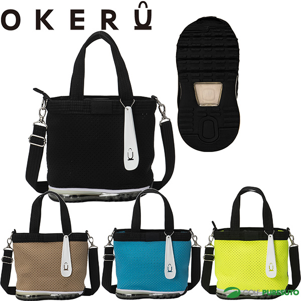オケル タイプN TYPE-N ラウンドバッグ カートバッグ ミニトート トートバッグ OKMG5ST2 2025年春夏モデル OKERU 普段使い アウトドア ピクニック ペットのお散歩にも ファスナー開閉 カラス対策 ショルダーストラップ ポリエステル メンズ レディース ユニセックス
