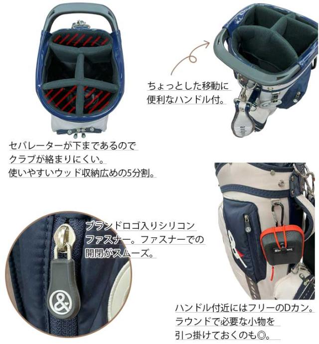 アンパスィ キャディバッグ 9.0型 AUS7995 別注 プレストオリジナル
