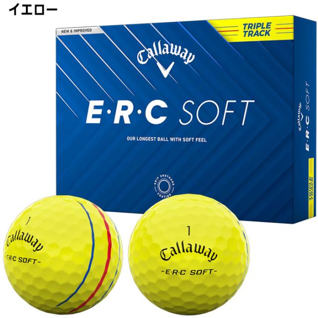 キャロウェイ E・R・C SOFT ゴルフボール ●2025年モデル● 2ダースセット（24球入り） Callaway Golf[まとめ買い][イーアールシー ソフト]_2