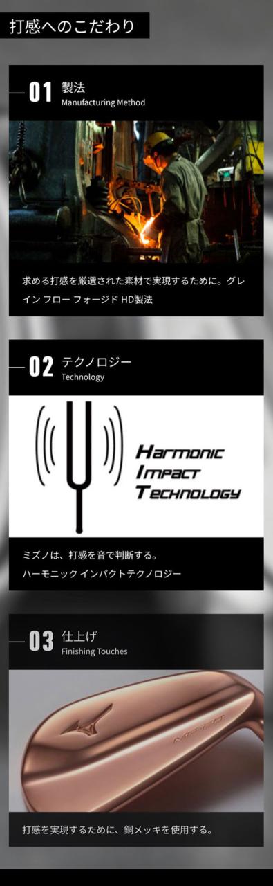 ミズノ Pro T-1 ウエッジ（ホワイトサテンブラッシュ仕上げ）Dynamic Gold HT スチールシャフト 2025年モデル[Mizuno プロ ティー1][日本仕様 日本正規品]_5