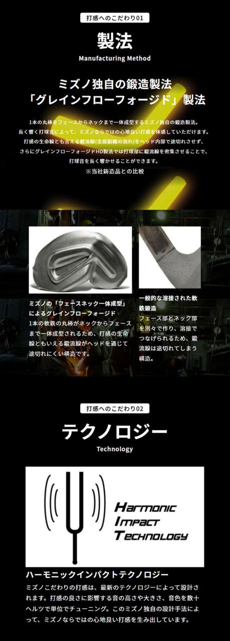 ミズノ Pro T-1 ウエッジ（ホワイトサテンブラッシュ仕上げ）Dynamic Gold HT スチールシャフト 2025年モデル[Mizuno プロ ティー1][日本仕様 日本正規品]_6