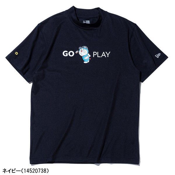 ニューエラ ゴルフ 半袖 ミッドネックTシャツ モックネック