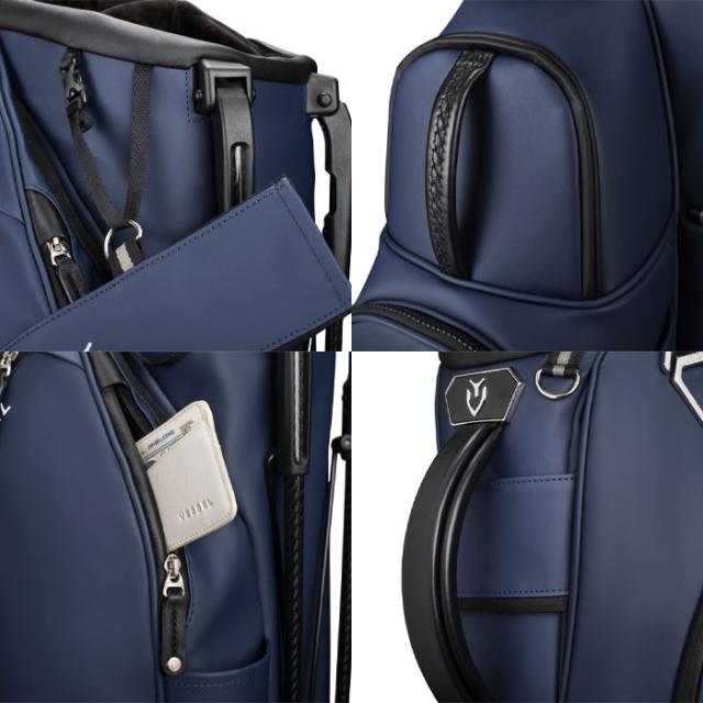 VESSEL プレイヤー3.0スタンドキャディバック 8.5型ネイビー VESSELプレイヤー3.0スタンド 8.5型キャディバッグ ネイビー ベゼル