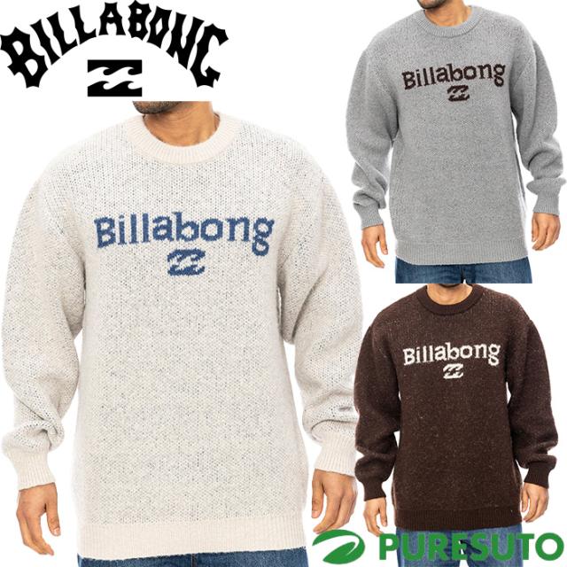 ビラボン BILLABONG 長袖 クルーネック セーター ニット メンズ BE012601 トップス 2024年秋冬モデル 秋冬ウェア カジュアル タウンユース サーフスタイル