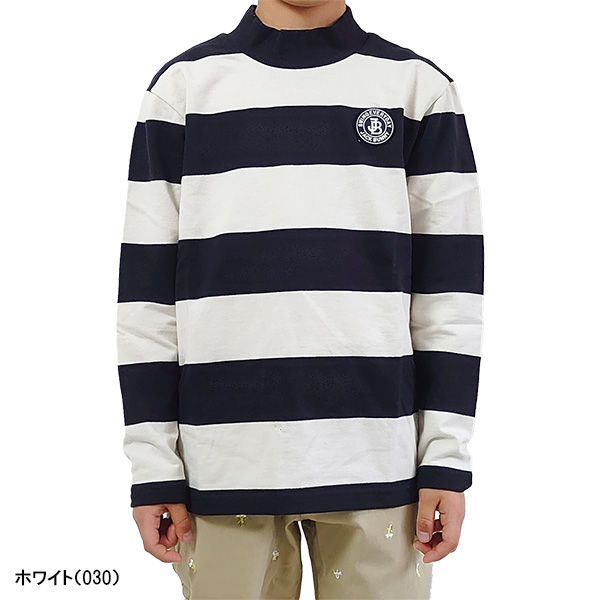 キッズ】ジャックバニー 長袖 ハイネック モックネックシャツ パネル
