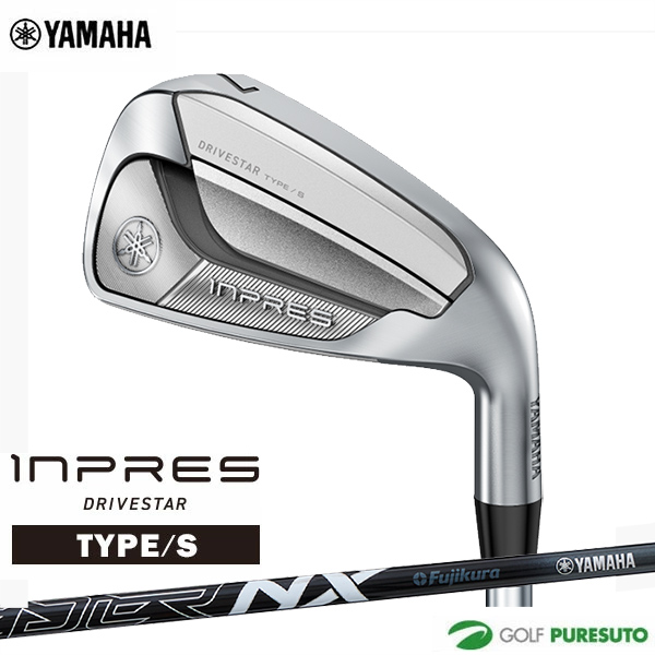 ヤマハ inpres DRIVESTAR TYPE／S アイアン 4本セット（#7〜PW） SPEEDER NX for Yamaha M-425i カーボンシャフト 2025年モデル[YAMAHA Golf ヤマハゴルフ インプレス タイプ エス][アイアンセット]
