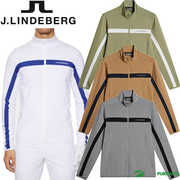 J.リンドバーグ ゴルフ 長袖 フルジップ ミッドレイヤーブルゾン 071-53310 アウター ジャケット ゴルフウェア 2025年春夏モデル J.LINDEBERG M43A Jarvis Mid Layer