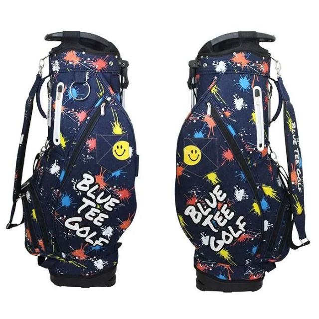 ブルーティーゴルフ 9.0型 デニムペイント スタンドキャディーバッグ