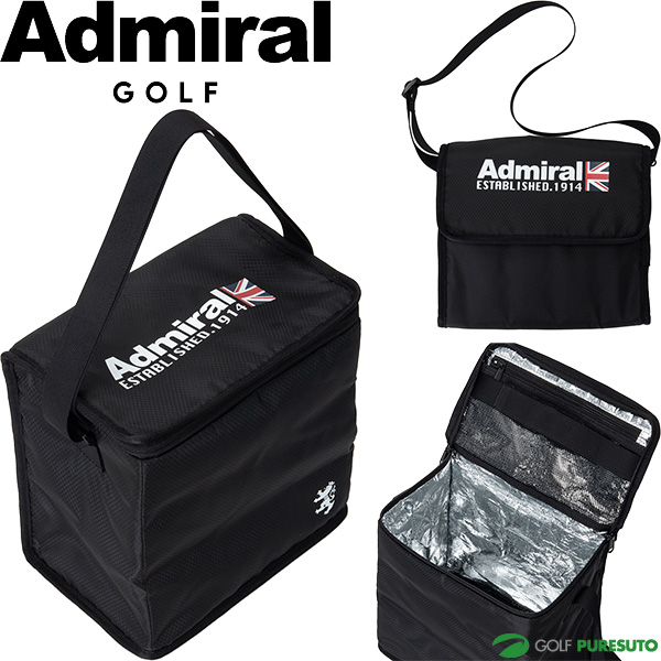 アドミラルゴルフ クールバッグ コンパクト 保冷バッグ ADMZ5BT9 2025年秋冬モデル Admiral Golf 熱中症対策 水分補給 メンズ レディース ユニセックス クーラーバッグ 保冷 保温機能付き