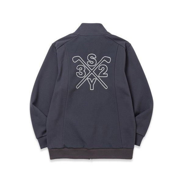 sy32 ゴルフジャケット　SPIRAL ZIP UP JACKET XLサイズ SY32 by SWEET YEARS 長袖 フルジップジャケット スパイラルジップ
