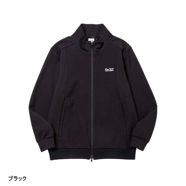 sy32 ゴルフジャケット　SPIRAL ZIP UP JACKET XLサイズ SY32 by SWEET YEARS 長袖 フルジップジャケット スパイラルジップ