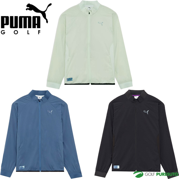 プーマ ゴルフ 長袖 ウインド ジャケット シャドウキャット LT メンズ 635654 アウター ゴルフウェア 2025年秋冬モデル PUMA GOLF 秋冬ウェア ブルゾン