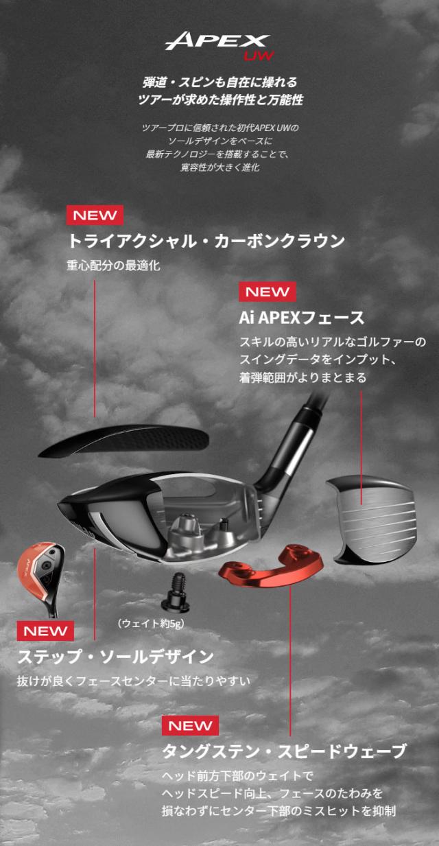 キャロウェイ APEX Ti SUPER HYBRID ユーティリティ VENTUS SILVER 6