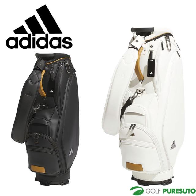 アディダス ゴルフ 9.0型 メンズ プレミアム カート キャディバッグ JUT50 JM6719／JM6720 ゴルフバッグ カートタイプ 2025年秋冬モデル ネームプレート刻印無料！ ADIDAS GOLF