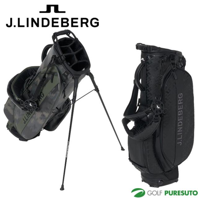 J.リンドバーグ ゴルフ 9.0型 VESSELコラボ グラフィックプリント スタンド キャディバッグ 073-14902 ゴルフバッグ スタンドタイプ 2025年秋冬モデル J.LINDEBERG GOLF