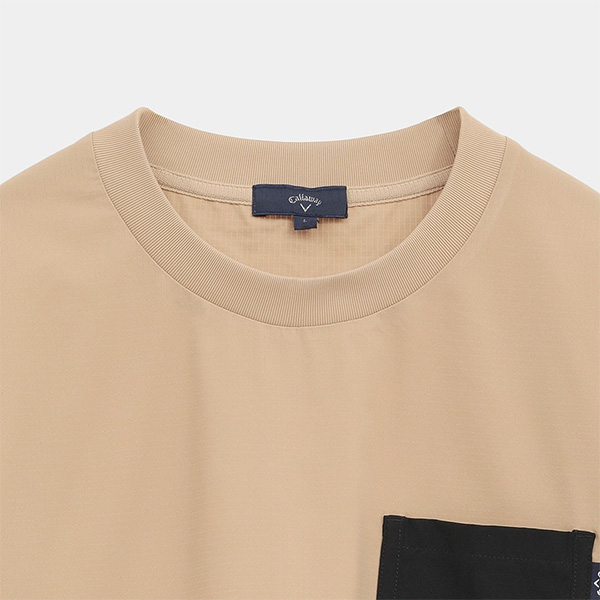 キャロウェイ 半袖 プルオーバー ブルゾン 8WAYストレッチドットエア