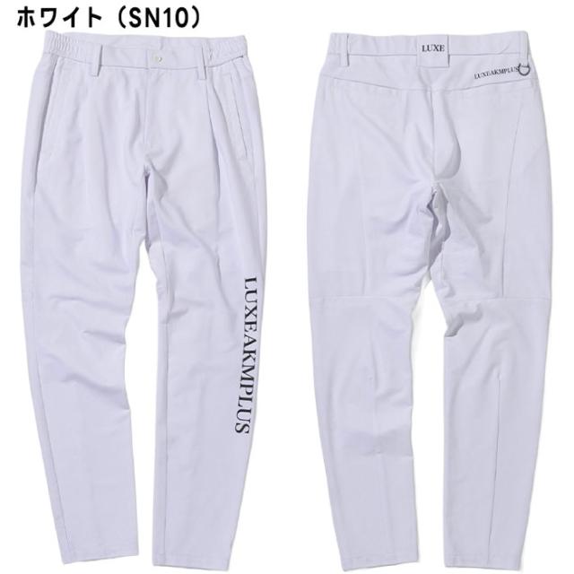 リュクスエイケイエムプラス ゴルフ トリコットストレッチパンツ メンズ 2025秋冬 ゴルフウェア LAB-25015 リュクスエイケイエムプラス ゴルフ トリコット ストレッチパンツ