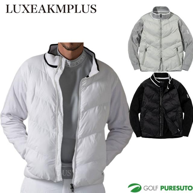 リュクスエイケイエムプラス ゴルフ スリーブニットパデッド スタンド ジャケット LAO25014 ゴルフウェア メンズ トップス 2025年秋冬モデル LUXEAKMPLUS GOLF