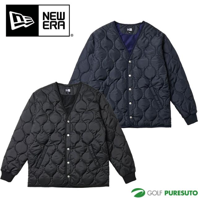 ニューエラ ゴルフ インサレーティッド キルティング ジャケット 14669883／14669884 ゴルフウェア トップス 2025年秋冬モデル NEWERA GOLF