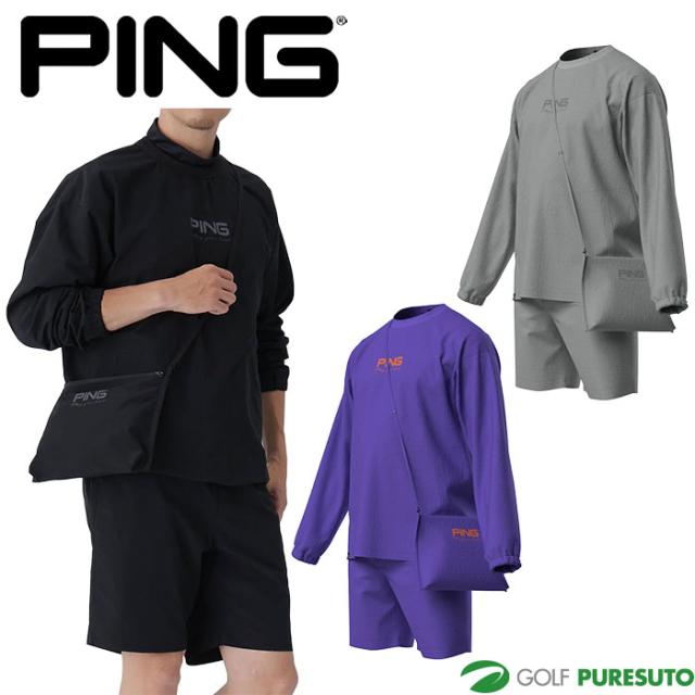 ピン ゴルフ スニードジャック × ショートパンツ 上下セット 621-5220802 ゴルフウェア セットアップ  サコッシュ付き 2025年秋冬モデル PING GOLF