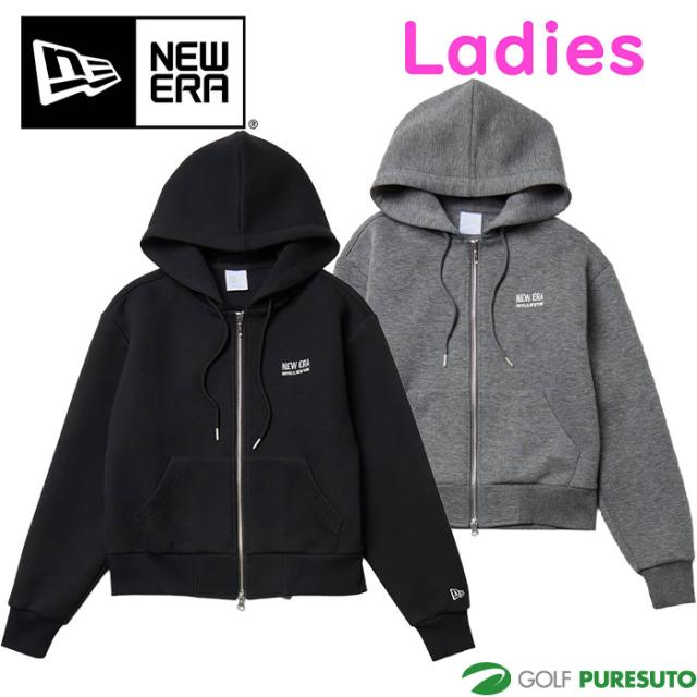【レディース】ニューエラ ゴルフ 長袖 テックスウェット フルジップ フーディー 14669785／14669786 ゴルフウェア トップス 2025年秋冬モデル NEWERA GOLF
