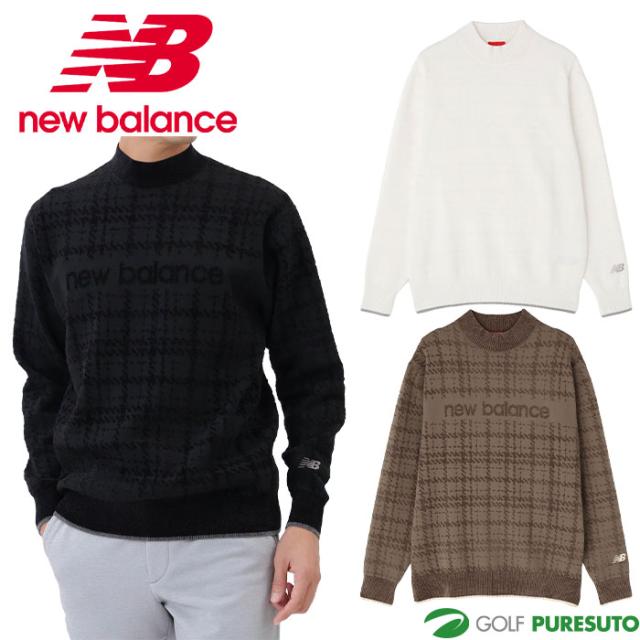 ニューバランス ゴルフ 長袖 モックネック プルオーバー012-5270007 ゴルフウェア トップス 2025年秋冬モデル Newbalance GOLF
