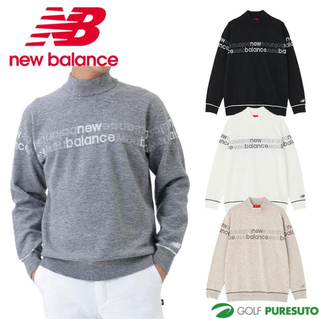 ニューバランス ゴルフ 長袖 保温 ハイネック ニット プルオーバー 012-5274001 ゴルフウェア トップス 2025年秋冬モデル Newbalance GOLF