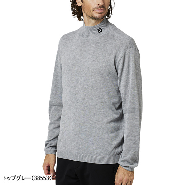 フットジョイ 長袖 ハイネック セーターシャツ メンズ FJ-F25-S06 38552／38553／38718 セーター ニット トップス ゴルフウェア 2025年秋冬モデル FOOTJOY 秋冬ウェア_6