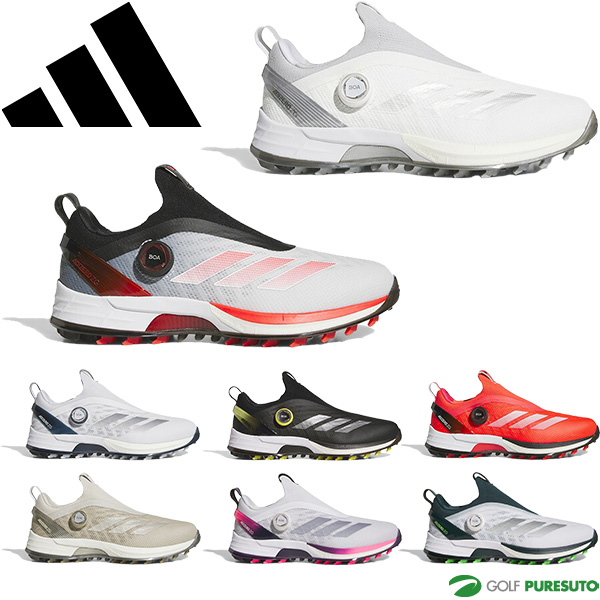 アディダス ゴルフ ゴルフシューズ アディゼロ ゼットジー 25 ボア ZG スパイクレスシューズ NLK60 2E相当 2025年春夏モデル adidas golf BOA 靴 IH9896／IH3357／JI0863／IH9895／IH9898／IH9897／JQ7726／JI4162 Adizero ZG 25 Boa Spikeless Golf Shoes