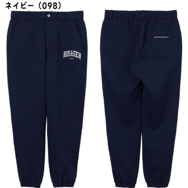 ロサーセン ゴルフ A-Line 膨れジャカード パンツ 047-74811 ゴルフウェア ボトムス 2025年秋冬モデル Rosasen GOLF_2