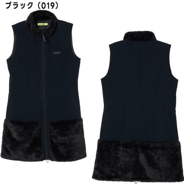 【レディース】 ビバハート ゴルフ ファーロングジレ ワンピース 012-64010 ゴルフウェア トップス 2025年秋冬モデル VIVA HEART GOLF_2