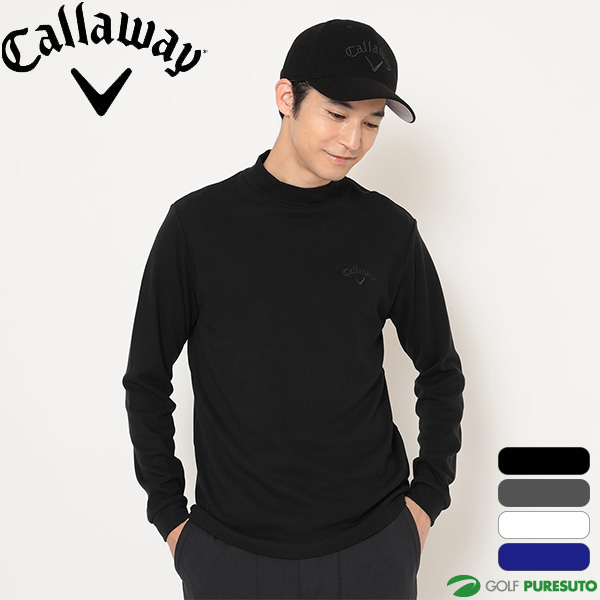 キャロウェイ 長袖 モックネックシャツ 裏起毛スムース メンズ C25233111 トップス ゴルフウェア 2025年秋冬モデル Callaway 秋冬ウェア アパレル