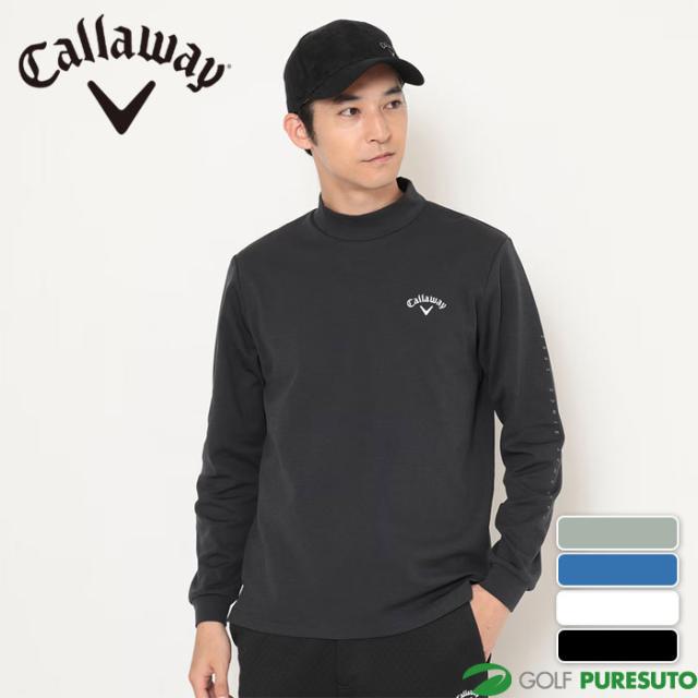 キャロウェイ ゴルフ ダブルニット 長袖 モックネックシャツ C25233110 ゴルフウェア トップス 2025年秋冬モデル Callaway GOLF
