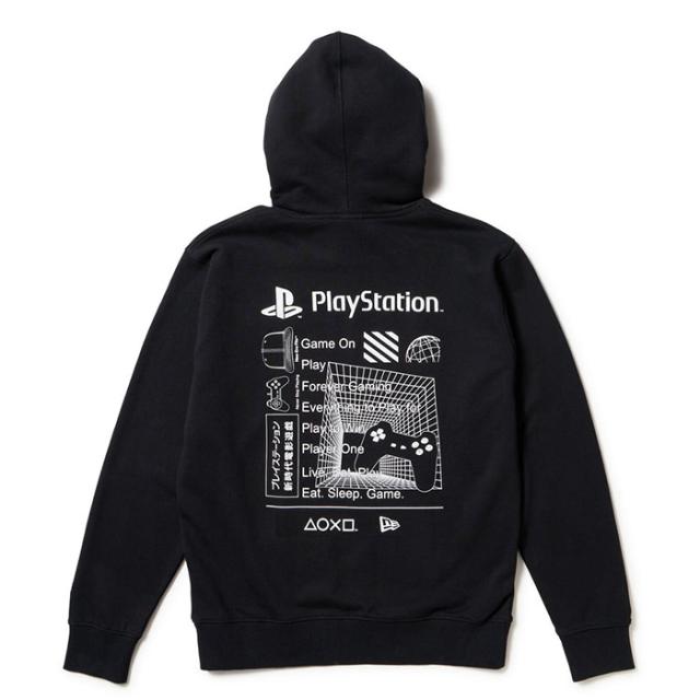 ニューエラ NEW ERA 長袖 スウェット プルオーバー フーディー PlayStation プレイステーション ユニセックス 14693216 NEWERA タウンユース カジュアル メンズ レディース パーカー_2