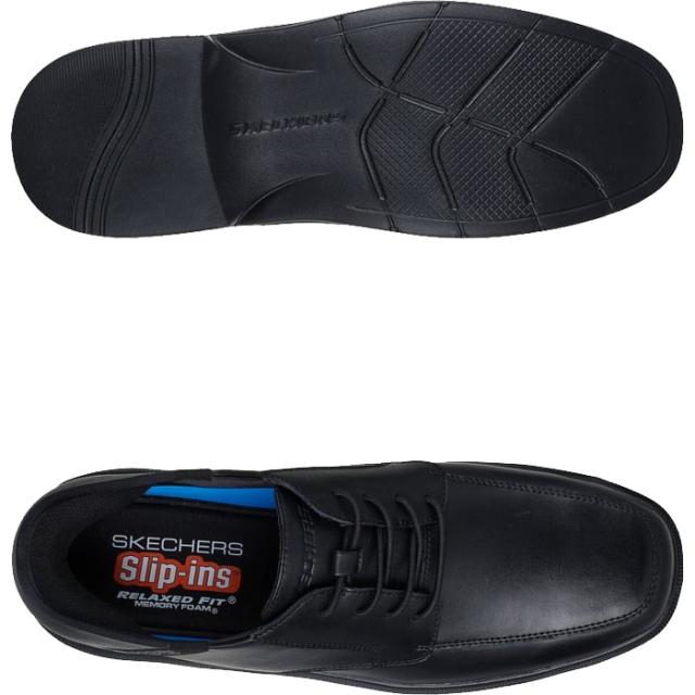 スケッチャーズ Skechers ビジネスシューズ ハンズフリー スリップインズ リラックスドフィット キャスウェル アルフィー メンズ 205220 カジュアル タウンユース Hands Free Slip-ins RELAXED FIT CASWELL ALFIE 就活 通勤 外回り 脱ぎ履きしやすい ビジネス_3