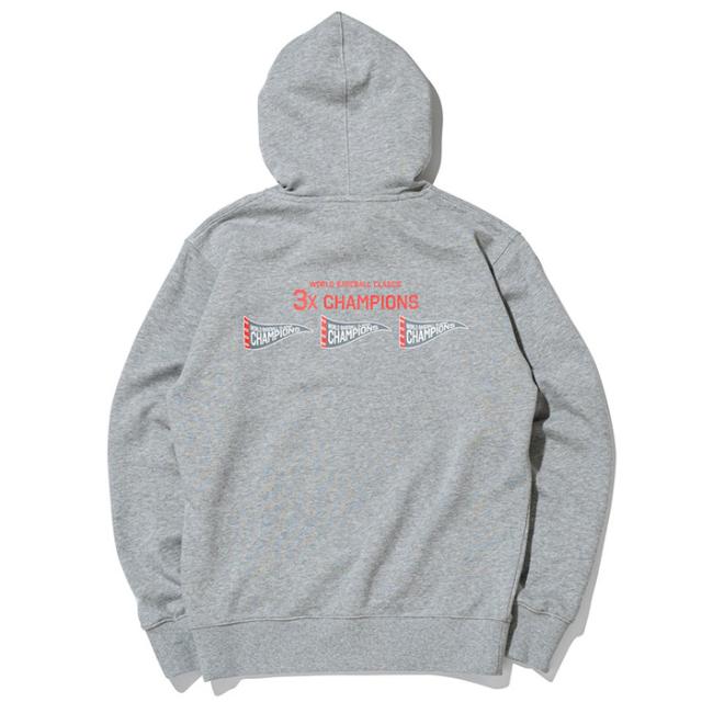 ニューエラ NEW ERA 長袖 パーカー 裏毛 スウェット プルオーバー フーディー World Baseball Classic 3X CHAMPION ユニセックス 14958121／14958122 2026年春夏モデル 春夏ウェア NEWERA メンズ レディース ワールドベースボールクラシック チャンピオン 野球 侍ジャパン_2