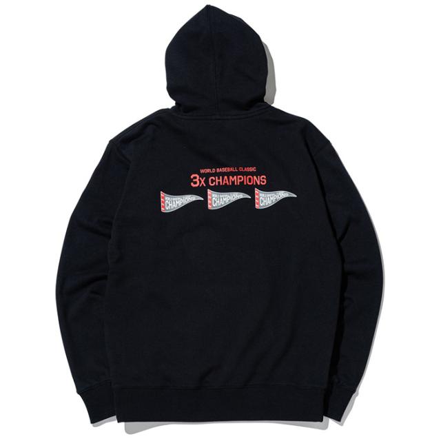 ニューエラ NEW ERA 長袖 パーカー 裏毛 スウェット プルオーバー フーディー World Baseball Classic 3X CHAMPION ユニセックス 14958121／14958122 2026年春夏モデル 春夏ウェア NEWERA メンズ レディース ワールドベースボールクラシック チャンピオン 野球 侍ジャパン_6
