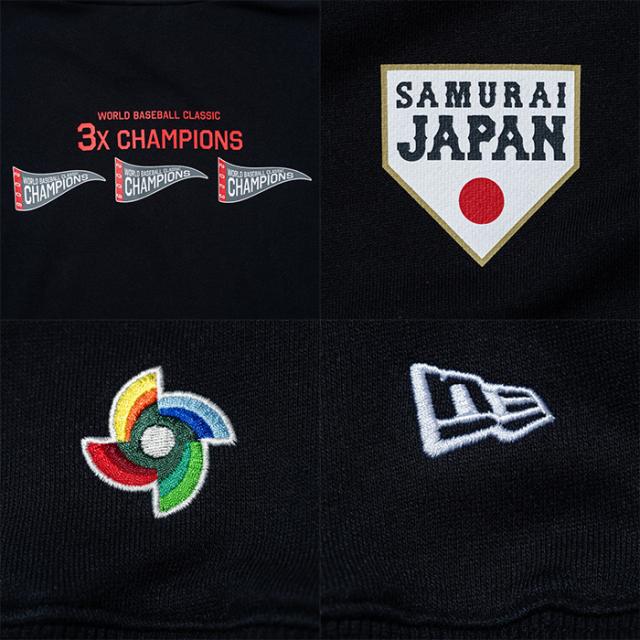 ニューエラ NEW ERA 長袖 パーカー 裏毛 スウェット プルオーバー フーディー World Baseball Classic 3X CHAMPION ユニセックス 14958121／14958122 2026年春夏モデル 春夏ウェア NEWERA メンズ レディース ワールドベースボールクラシック チャンピオン 野球 侍ジャパン_7
