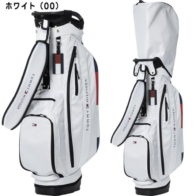トミーヒルフィガー ゴルフ 9.0型 スタンド キャディバッグ シグネチャー THMG6SC8 ゴルフバッグ スタンドタイプ ネームプレート刻印無料！ 2026年モデル TOMMY HILFIGER GOLF_1